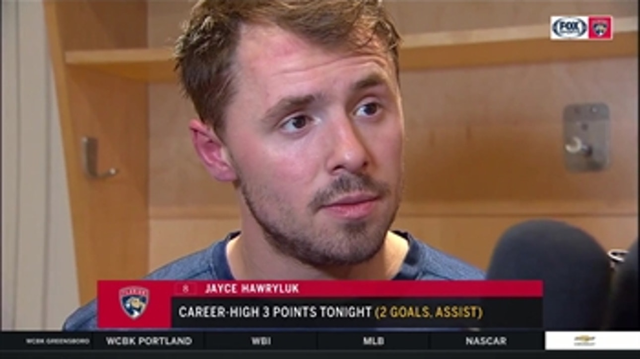 Jayce Hawryluk says Panthers can't show any quit