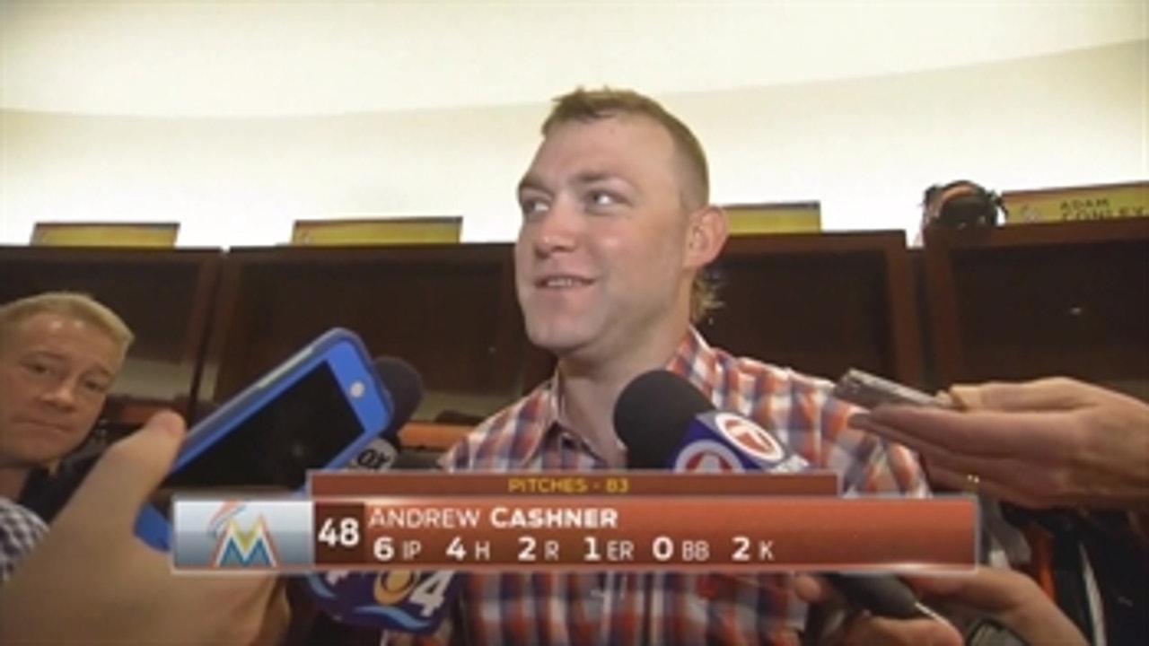 Andrew Cashner discusses making debut with Marlins