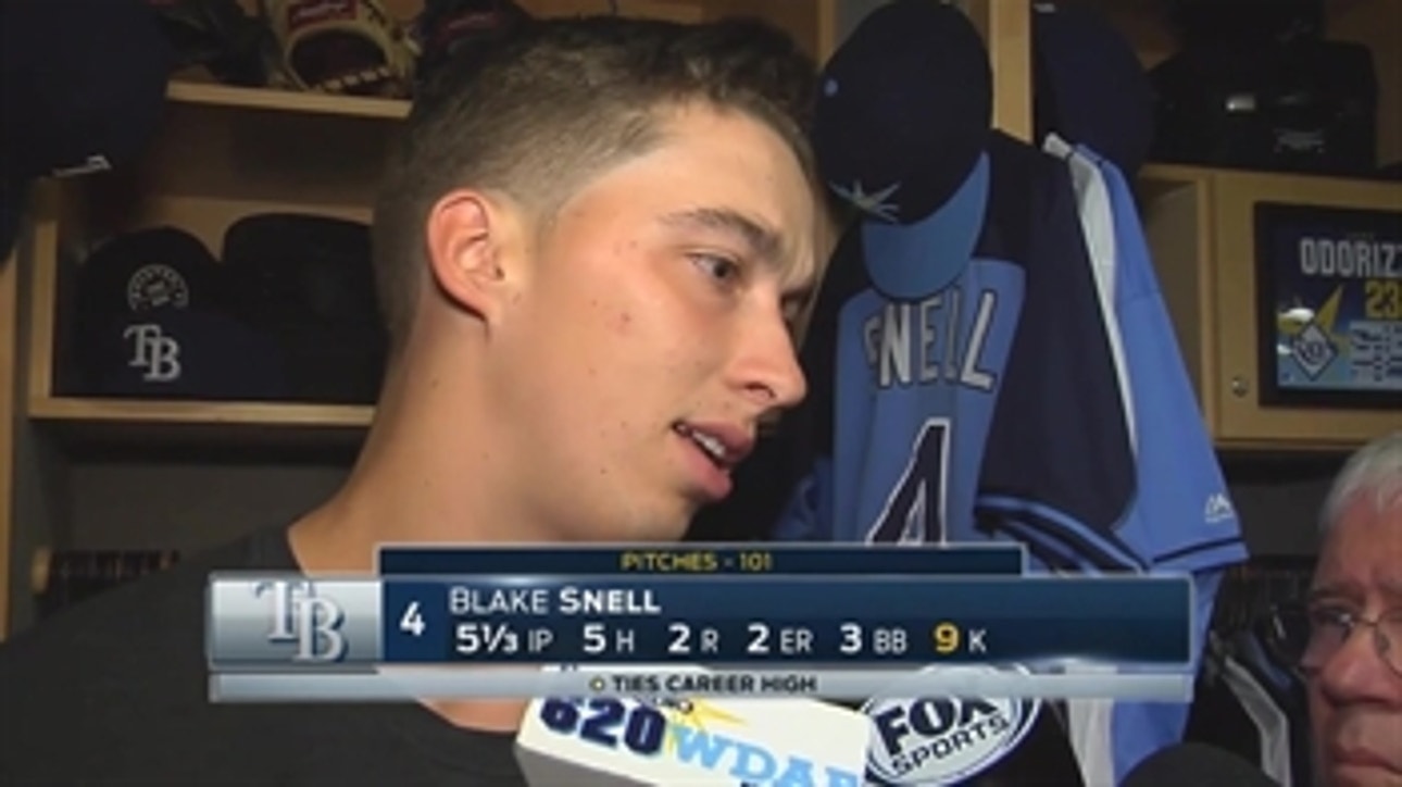 Blake Snell says Luke Maile is 'something else' behind the plate