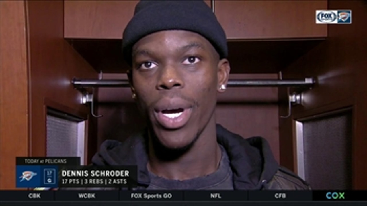 Dennis Schröder on the fourth quarter in win over Thunder