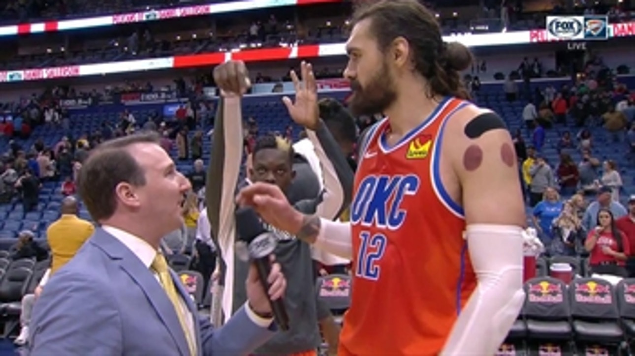 Steven Adams helps Thunder push past the Pelicans