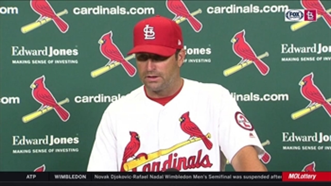 Mike Matheny on Carlos Martínez: 'His stuff's closer to what we've seen in the past'
