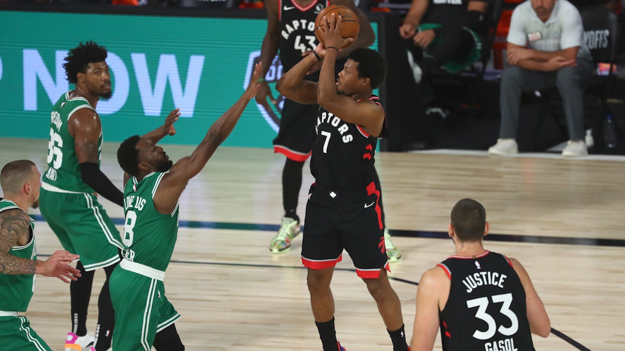Nick Wright reacts to Raptors double-OT win over Celtics to force a Gm 7 | FIRST THINGS FIRST