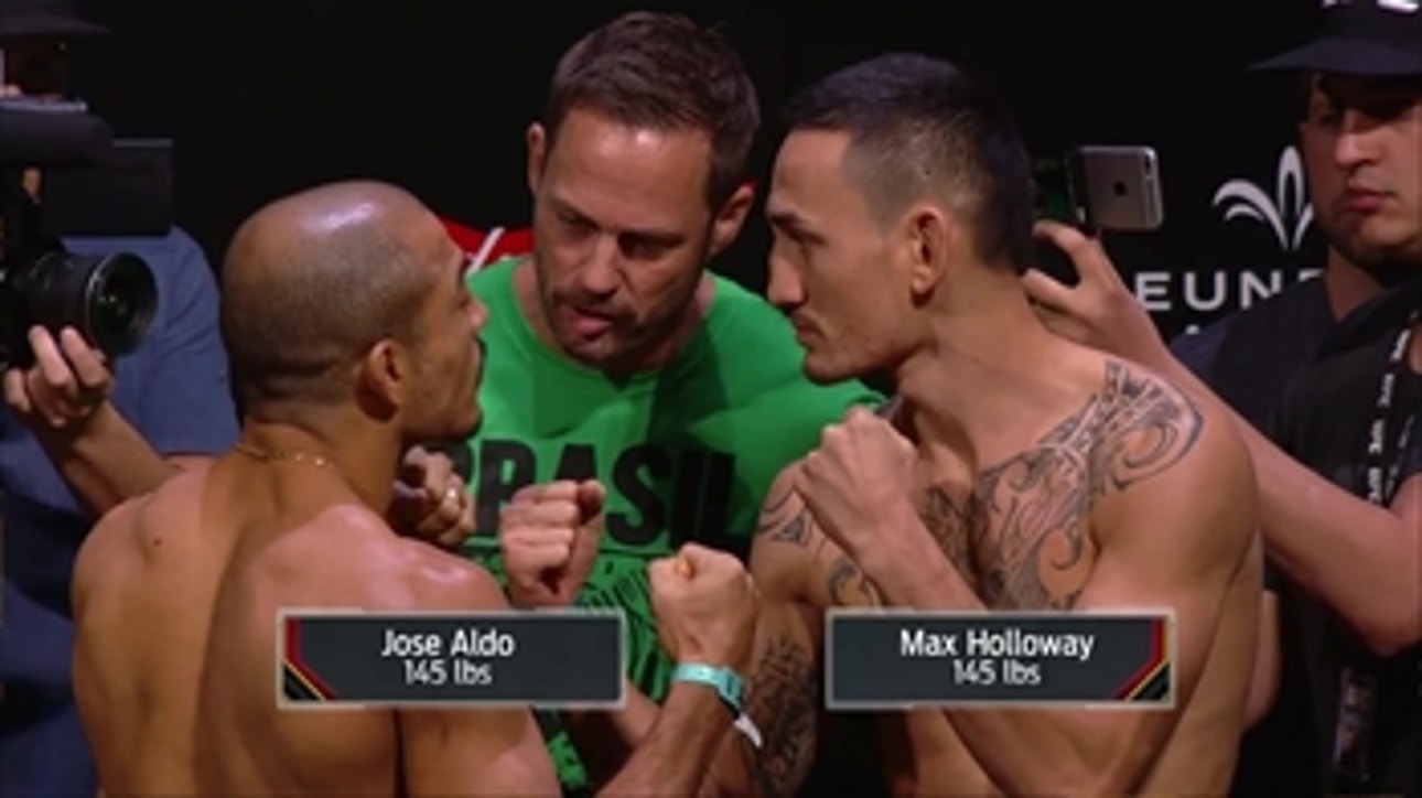 Jose Aldo vs. Max Holloway ' Weigh-In ' UFC 212