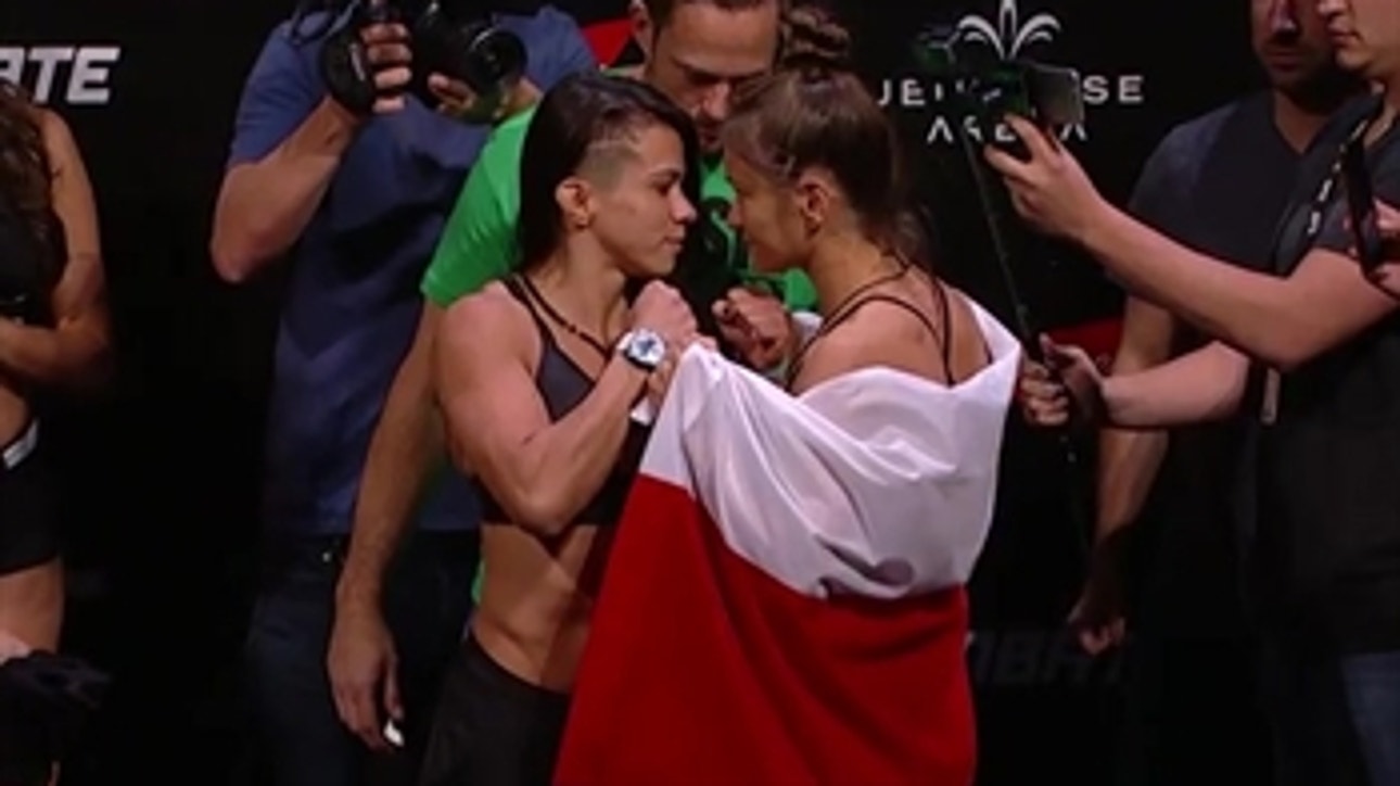 Claudia Gadelha vs. Karolina Kowalkiewicz ' Weigh-In ' UFC 212