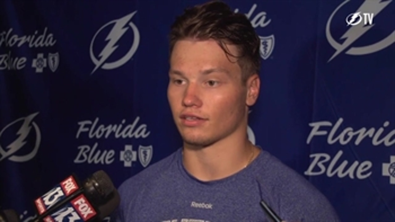 Lightning D Mikhail Sergachev on how he learned about trade, joining the Bolts