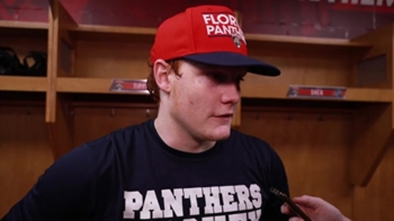 Owen Tippett spent Panthers dev camp working on the little things