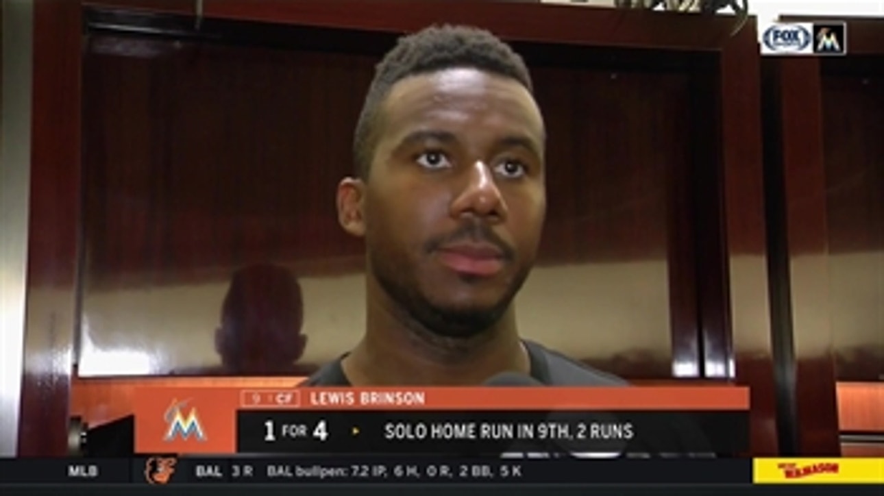 Lewis Brinson on loss to Braves: 'We'll turn it around'
