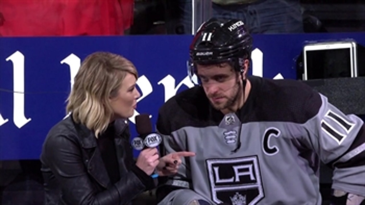 Anze Kopitar reflects on milestone 300th goal, Jonathan Quick's 300th win