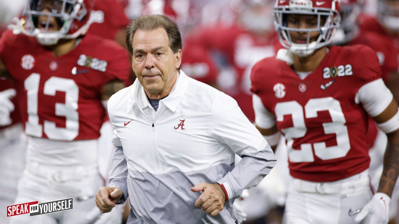 Emmanuel Acho: “Nick Saban & his impact on college football is bigger than Georgia's national championship” I SPEAK FOR YOURSELF