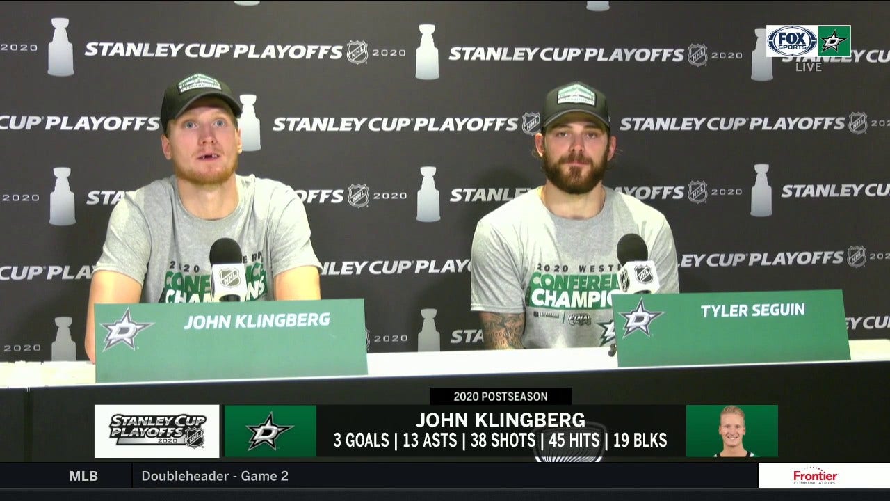 John Klingberg and Tyler Seguin Talk Stars Game 5 Win vs. Knights