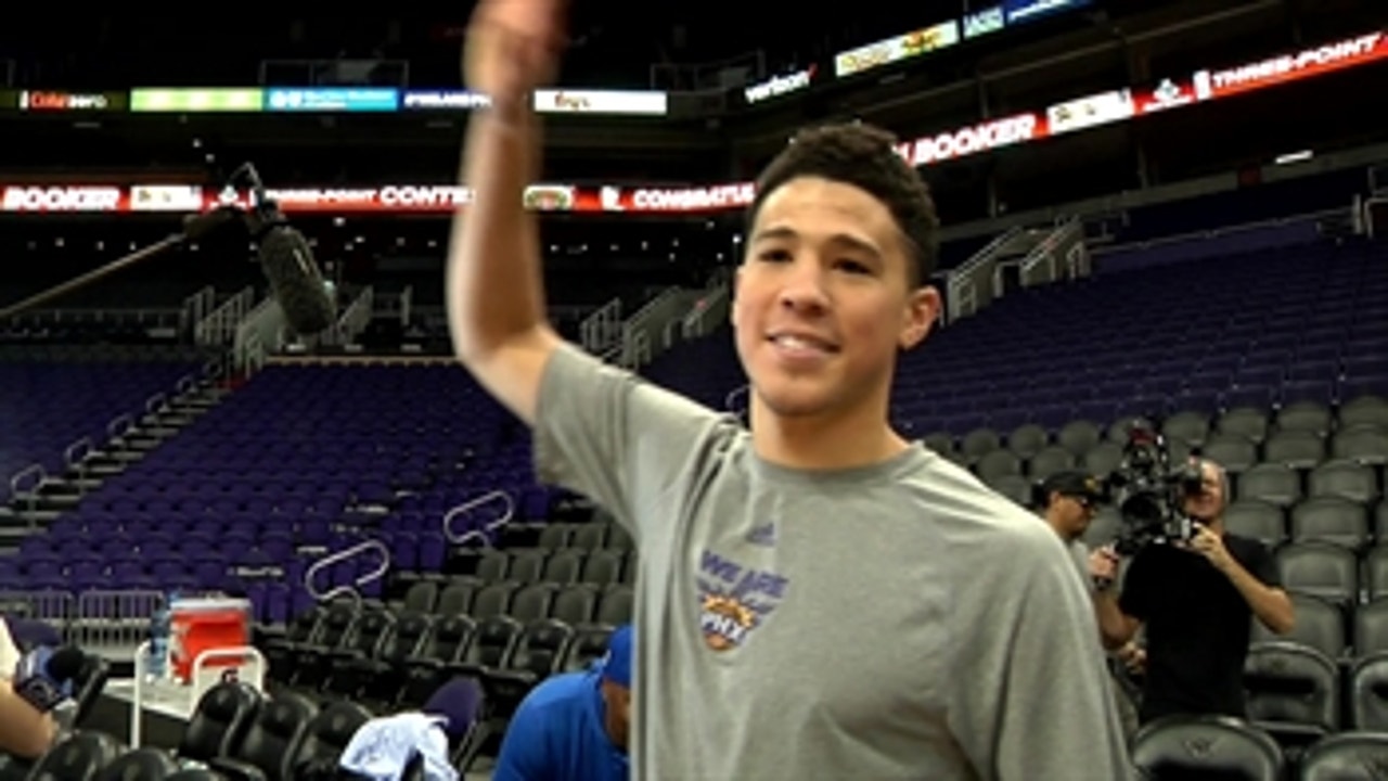 Booker ready for his shot at 3-point contest