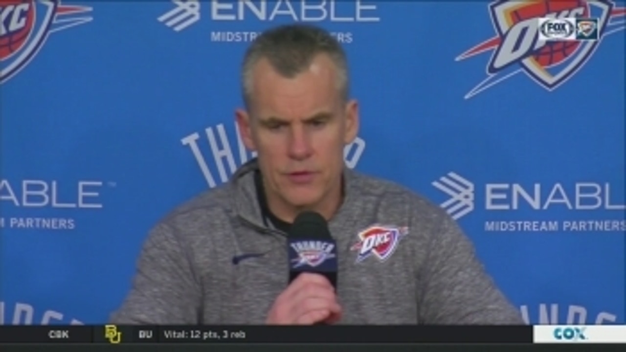Billy Donovan on final play in loss to Bucks