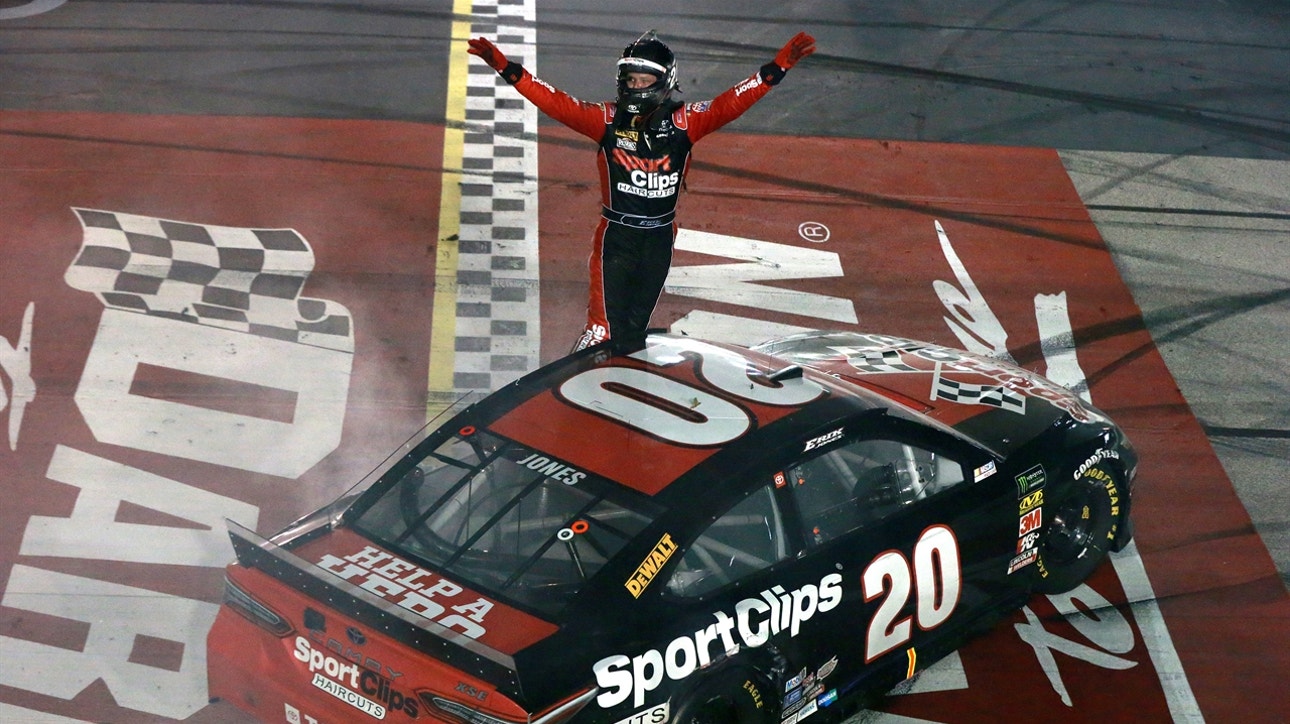 Skip Bayless and Shannon Sharpe celebrate the return of NASCAR