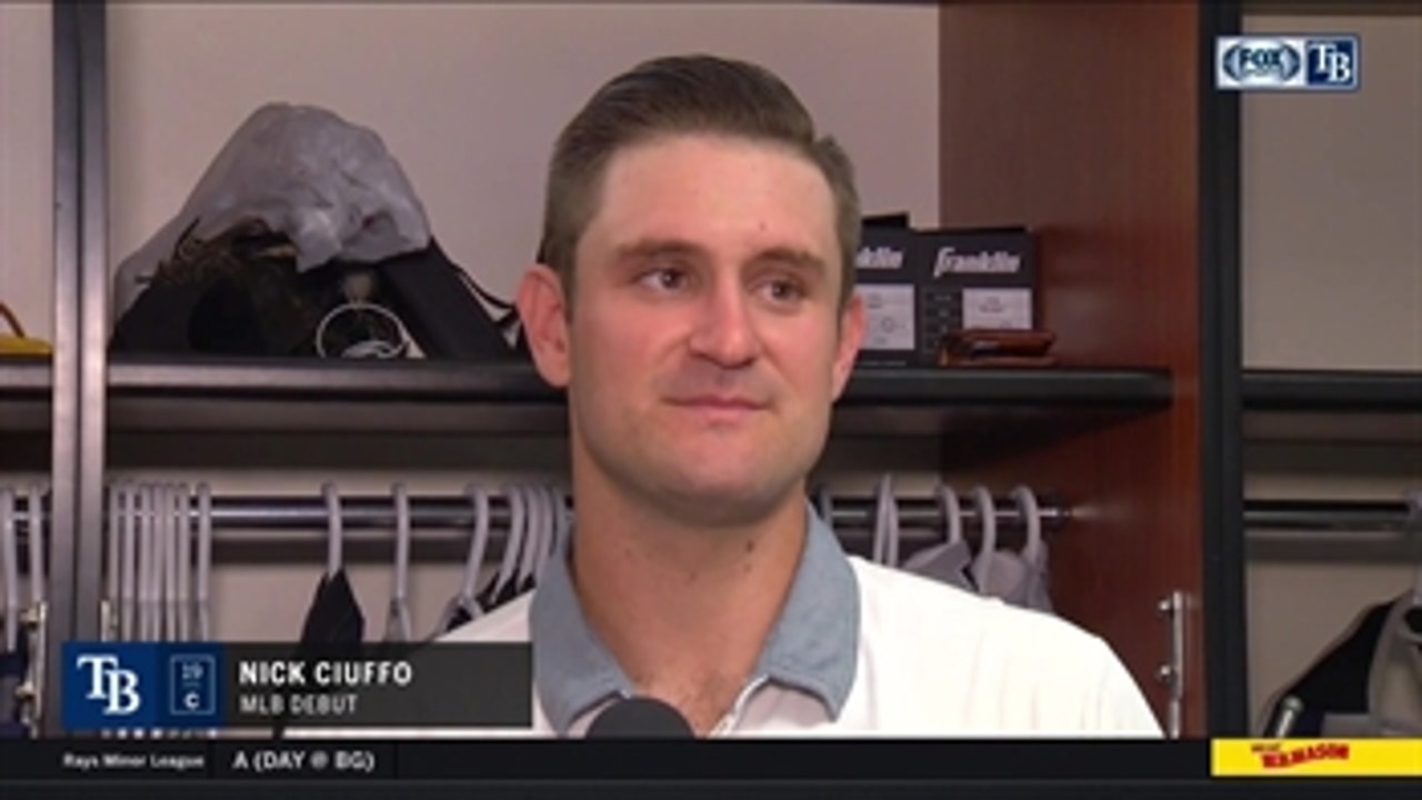 Nick Ciuffo on MLB debut: 'Getting the win for my first game, that's what I'm here for'