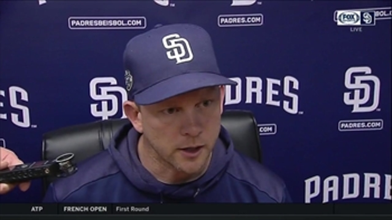 Padres manager Andy Green on the 10-1 loss, upcoming Yankees series