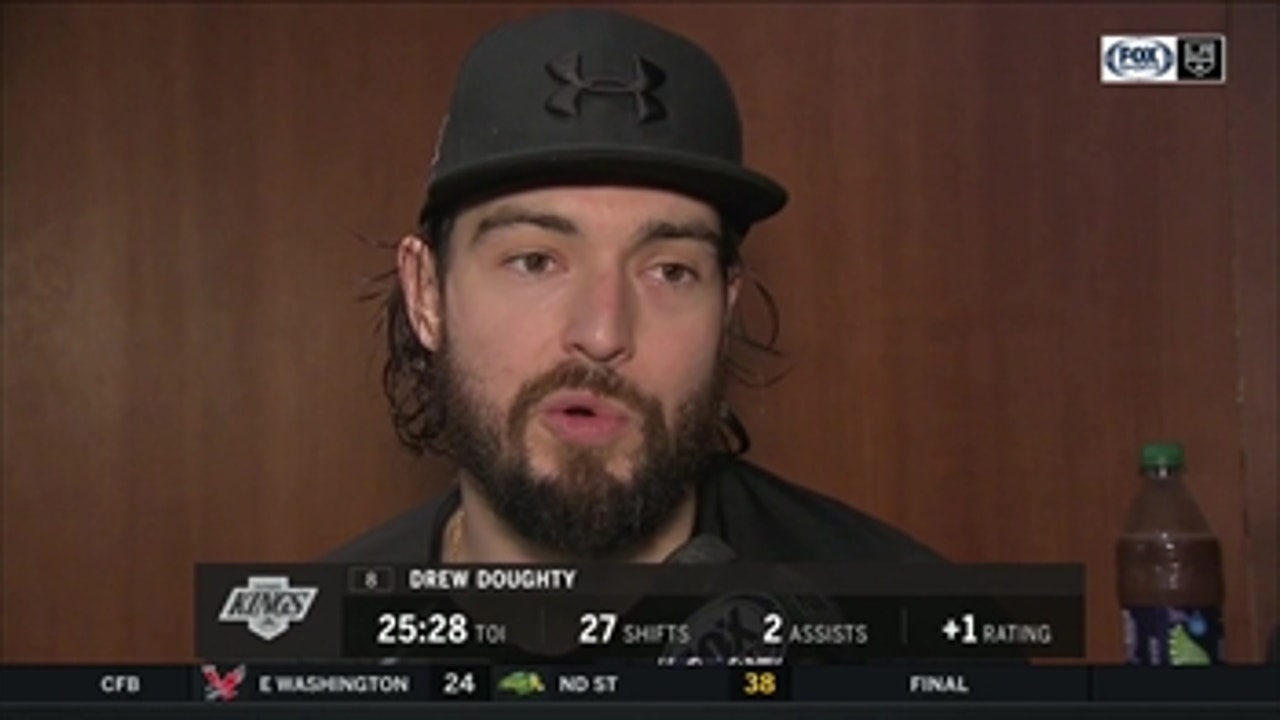 Drew Doughty praises Kopitar, Quick after career nights