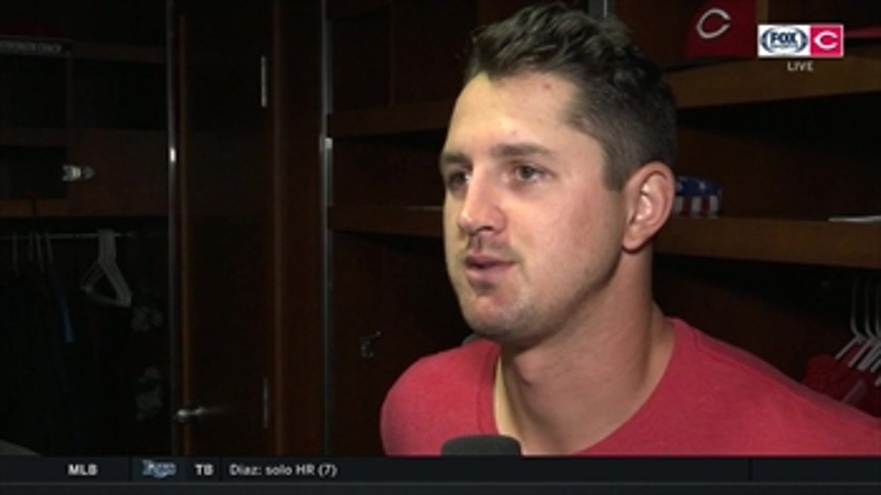 Tyler Mahle was more frustrated by a couple costly walks than by Ozuna's big hits