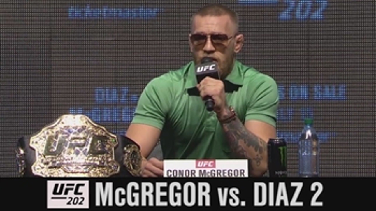 Conor McGregor's best trash talk from the UFC 202 press conference