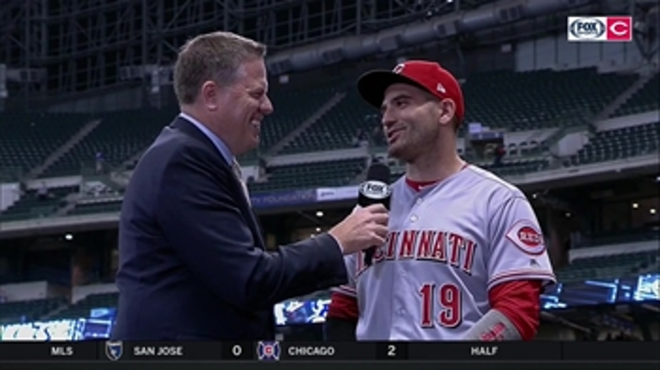 Joey Votto gives cliched answer, drops Seinfeld reference after Reds' win