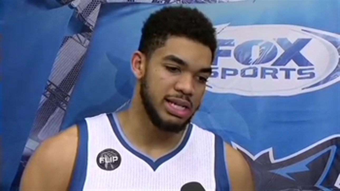 Karl-Anthony Towns: 'We just did a great job of just being ourselves'