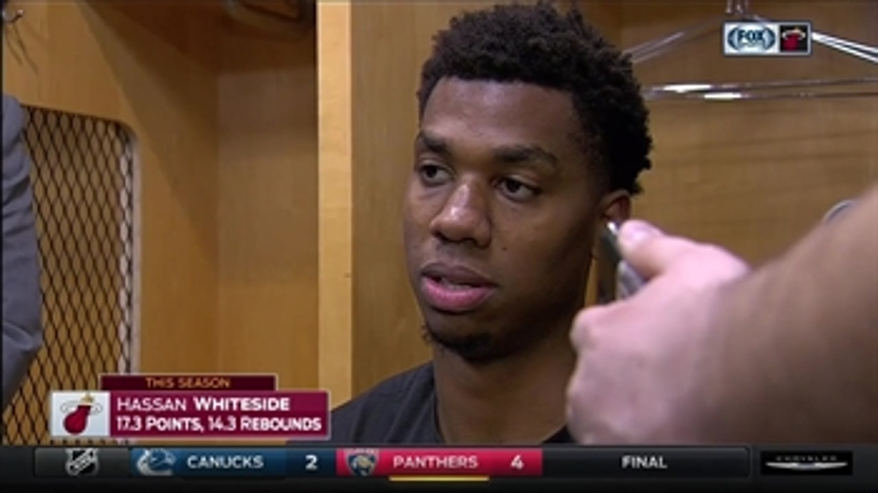 Hassan Whiteside on toughing it out against Bulls