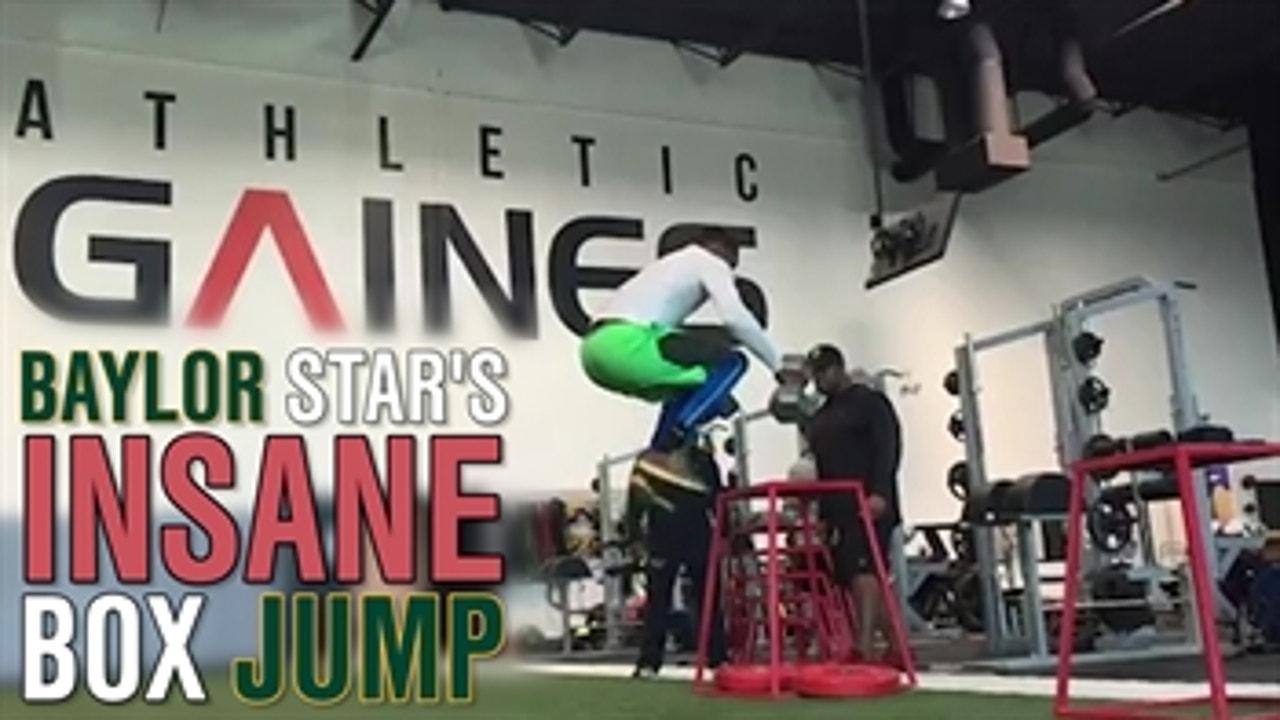 Baylor star's insane box jump