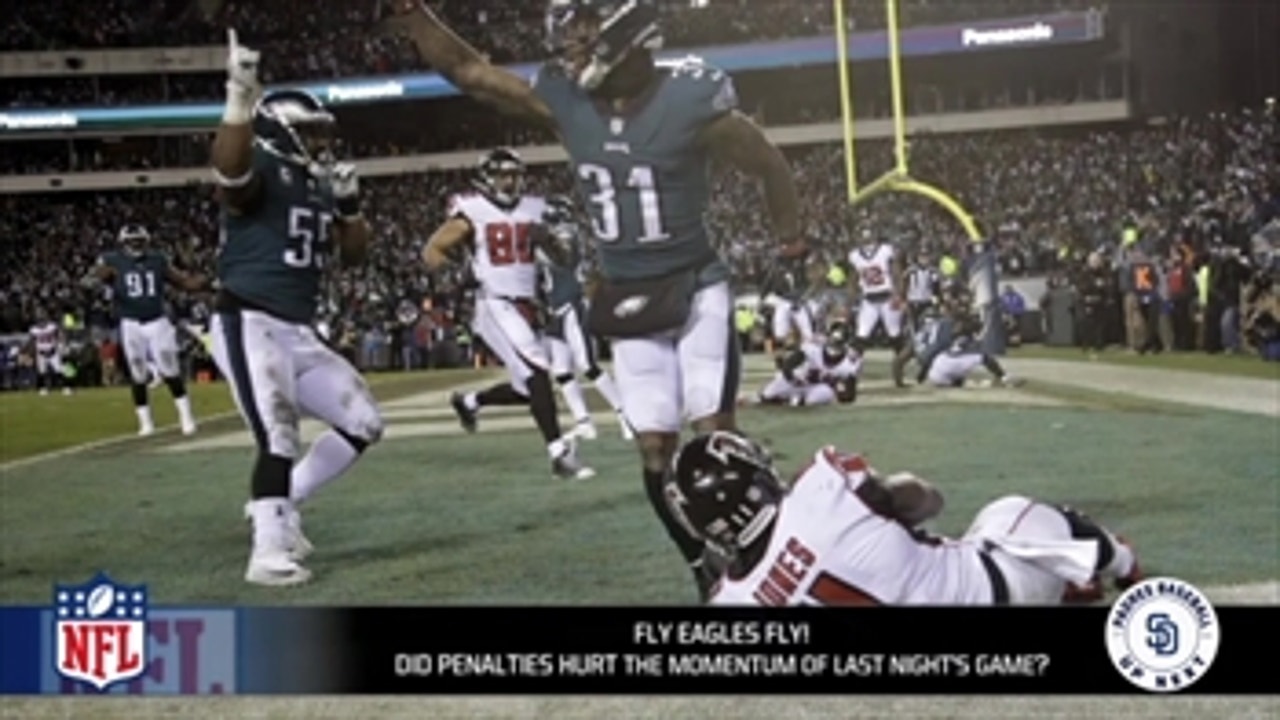 Did penalties hurt Thursday night's Eagles-Falcons game?