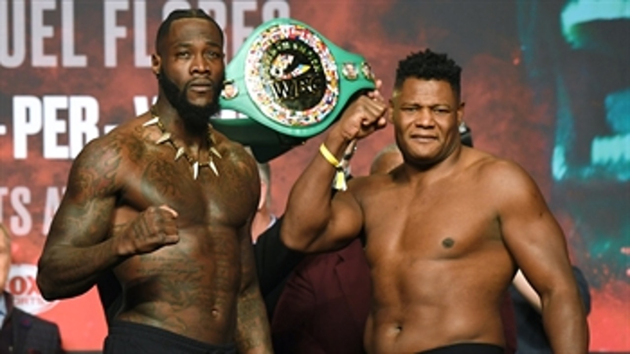 Deontay Wilder, Luis Ortiz make weight for their heavyweight title bout ' WEIGH-INS ' PBC on FOX