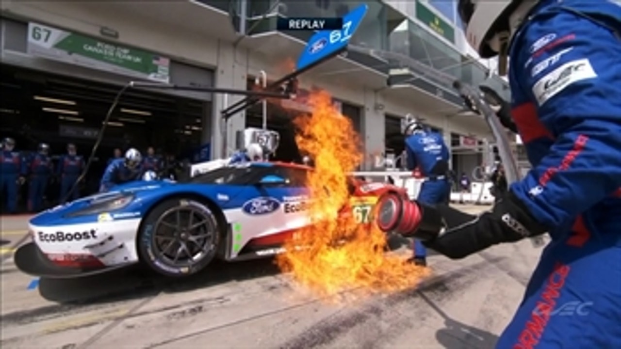 WEC: No. 67 Ford GT Pit Fire - 2016 6 Hours of Nurburgring