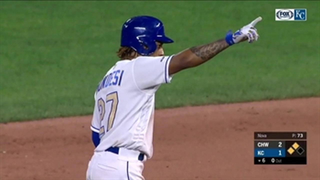WATCH: Mondesi comes through with two clutch hits in victory over White Sox