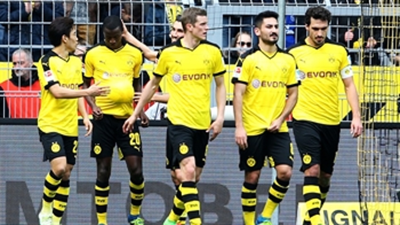 Adrian Ramos curls it in to double Dortmund's lead ' 2015-16 Bundesliga Highlights