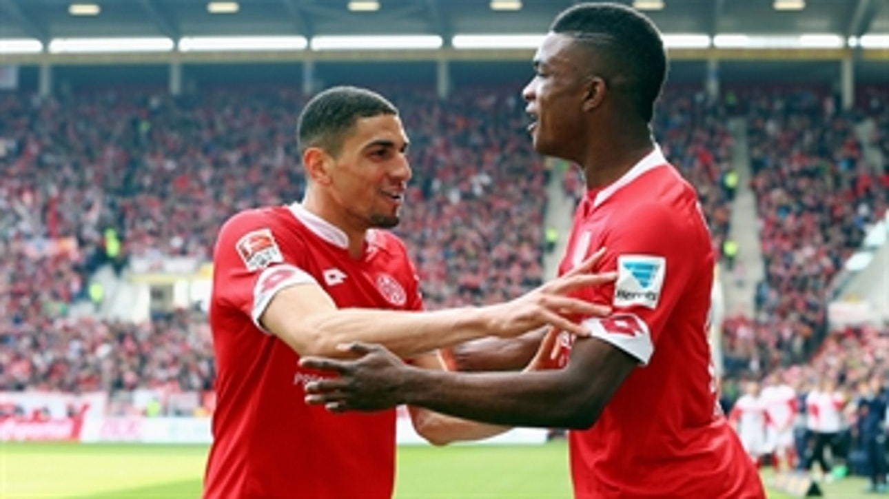 Leon Balogun heads in for Mainz against Koln ' 2015-16 Bundesliga Highlights