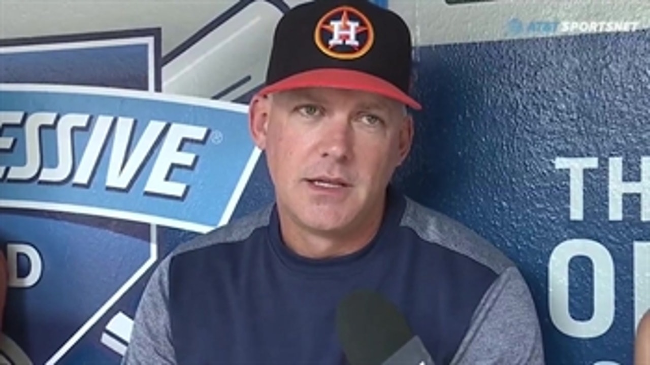 A.J. Hinch and Astros react to Zack Greinke being traded to Houston