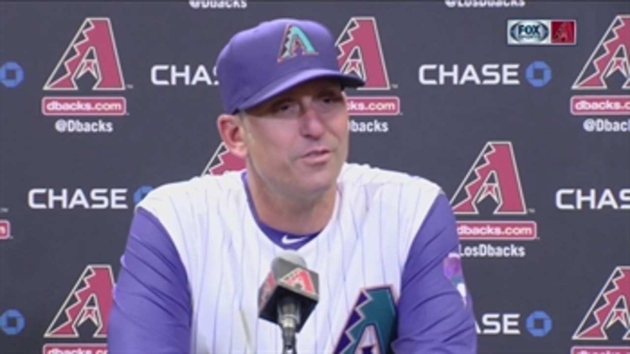 Lovullo: D-backs players 'earned' series win over Giants
