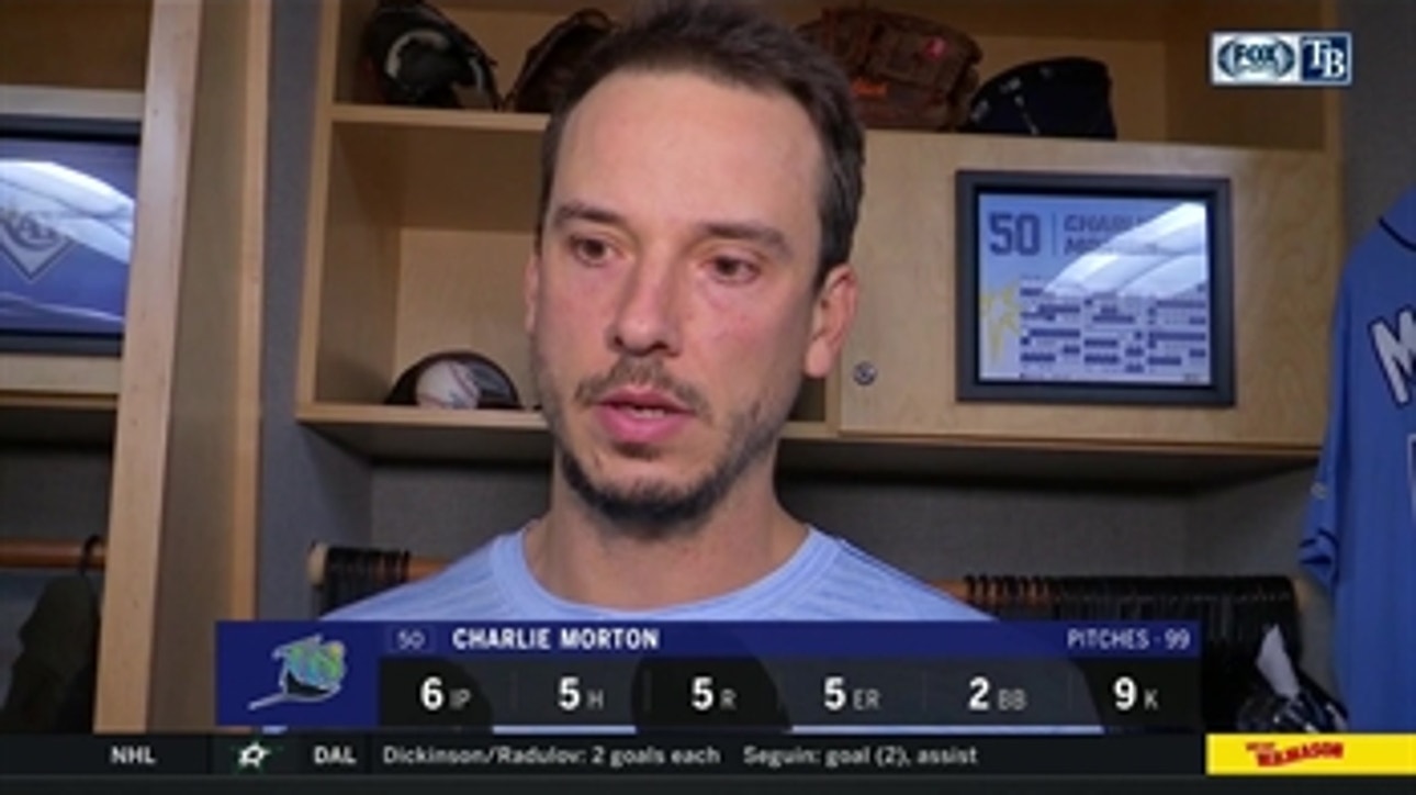 Charlie Morton breaks down his start against Red Sox