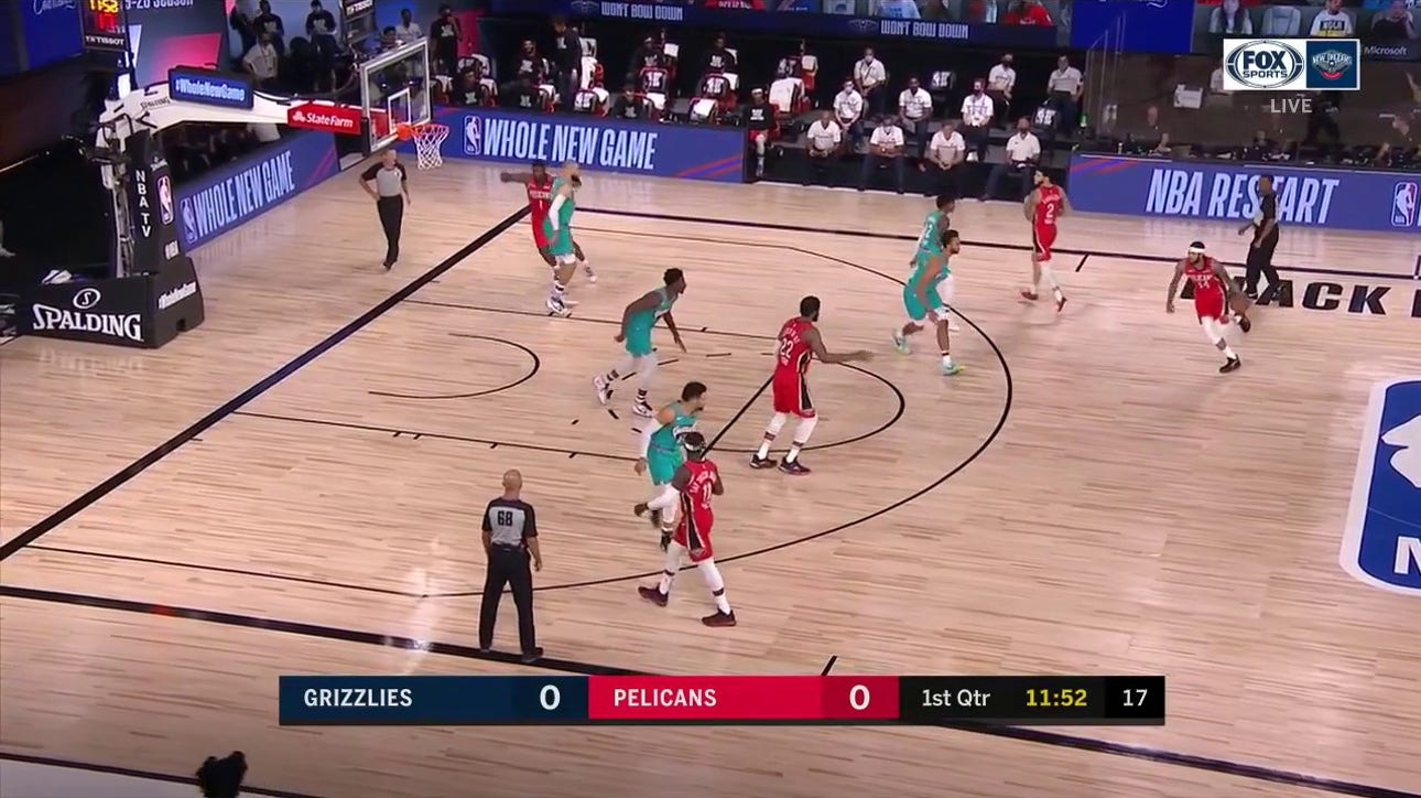 WATCH: Lonzo Ball gets the Pelicans on the Board