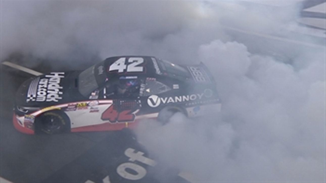 Alex Bowman wins, gives checkered flag to young fan | 2017 NASCAR XFINITY SERIES