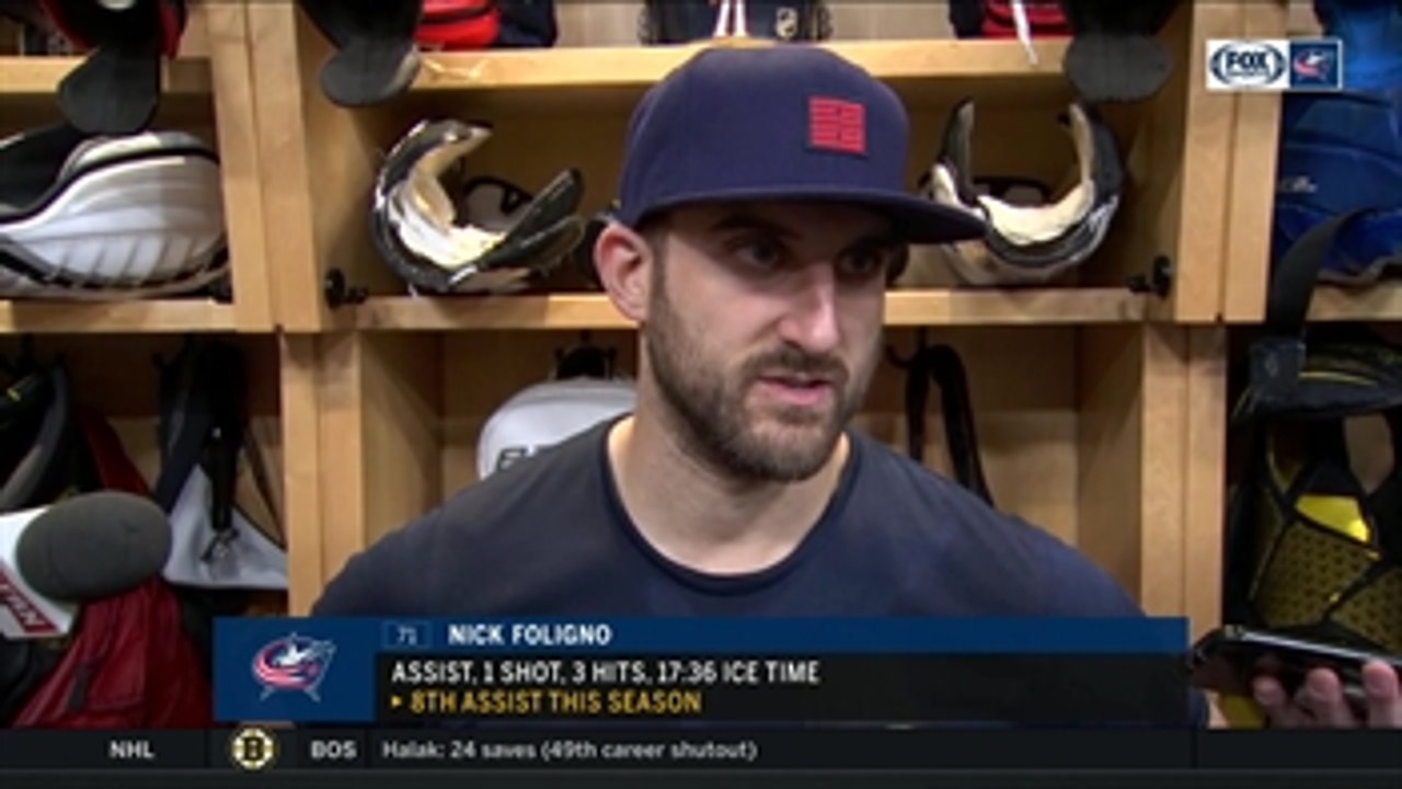 Nick Foligno thought Blue Jackets played to Coyotes' strengths