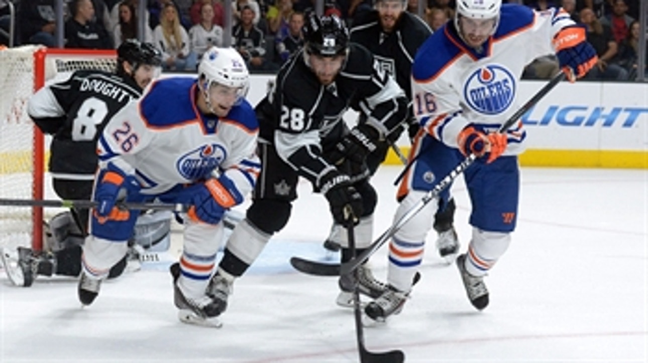 Tanner's 2 goals help Kings rout Oilers