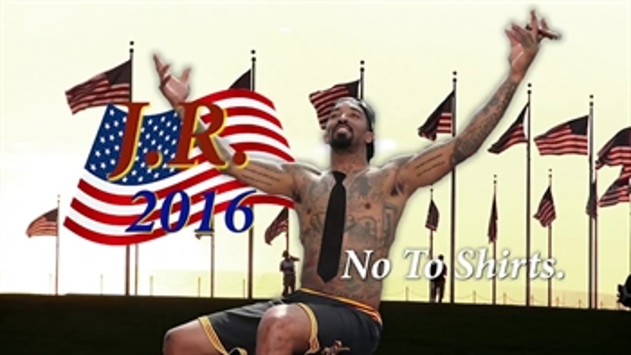 J.R. Smith campaigns for president of the United States