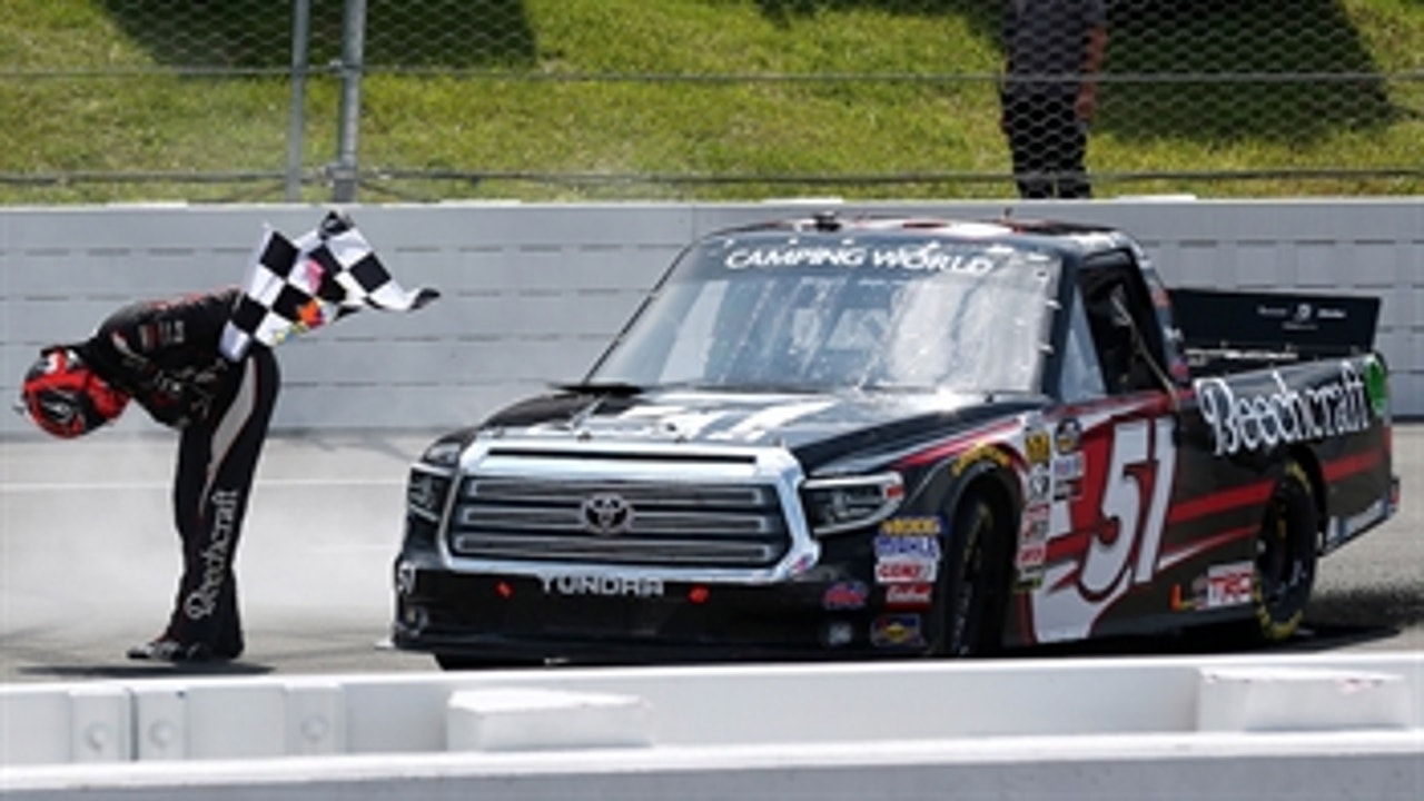Kyle Busch wins at Pocono to tie Ron Hornaday for most Truck Series wins ' FOX NASCAR