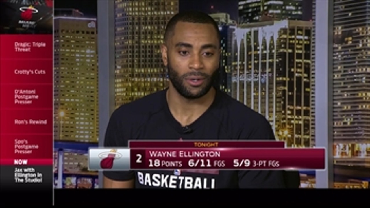 Heat's Wayne Ellington says competitive practices carried over into game