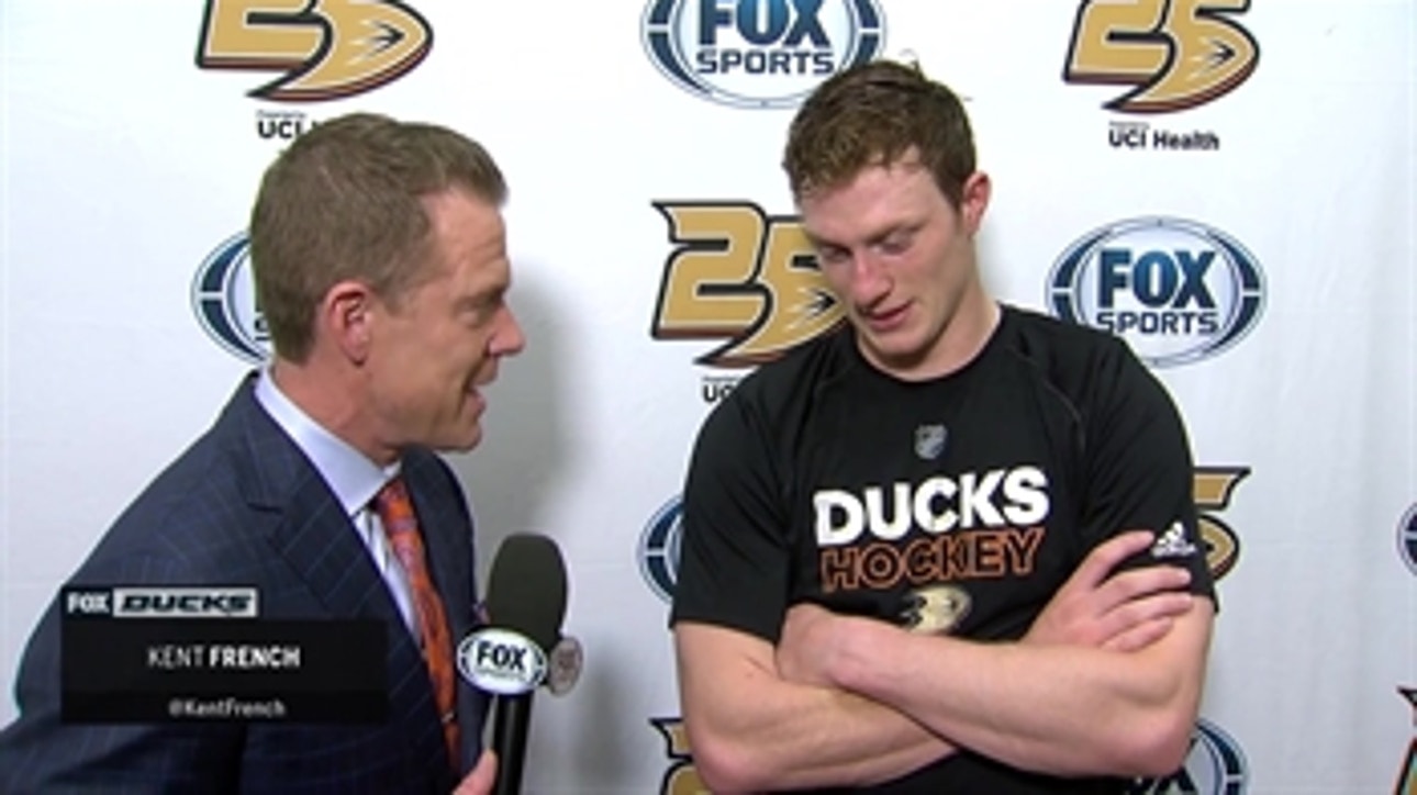 Josh Manson says tonight's win was 'big' for Ducks