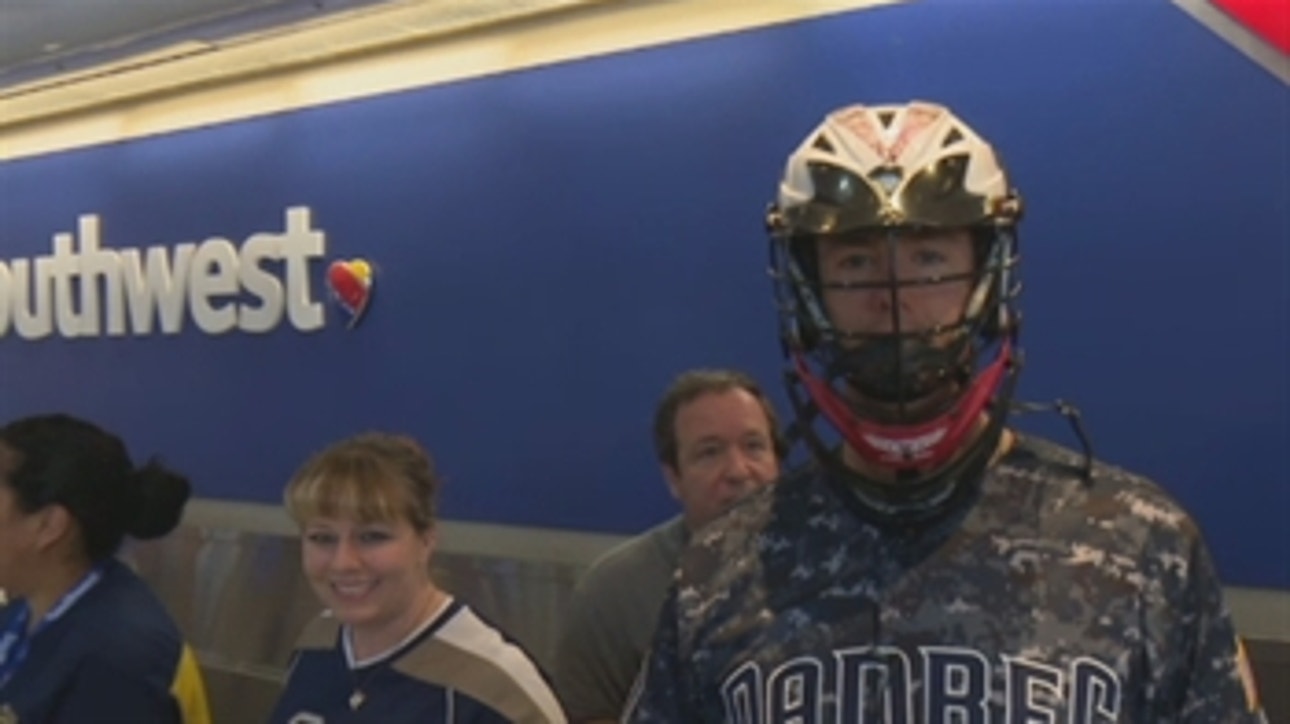 Hunter Renfroe and Ryan Buchter work for Southwest Airlines for a day