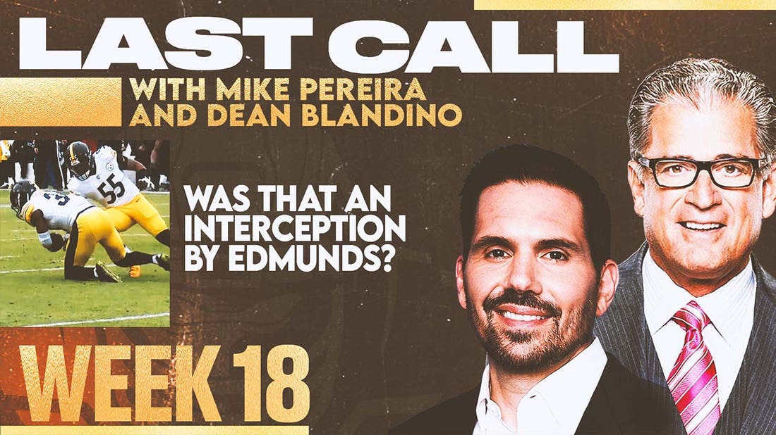 Did Terrell Edmunds really make an interception in the Steelers win over the Ravens? — Pereira & Blandino discuss I Last Call