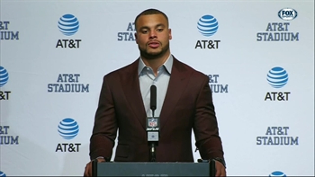 Dak Prescott: 'This is a tough one, thankfully we get to go at it Thursday'