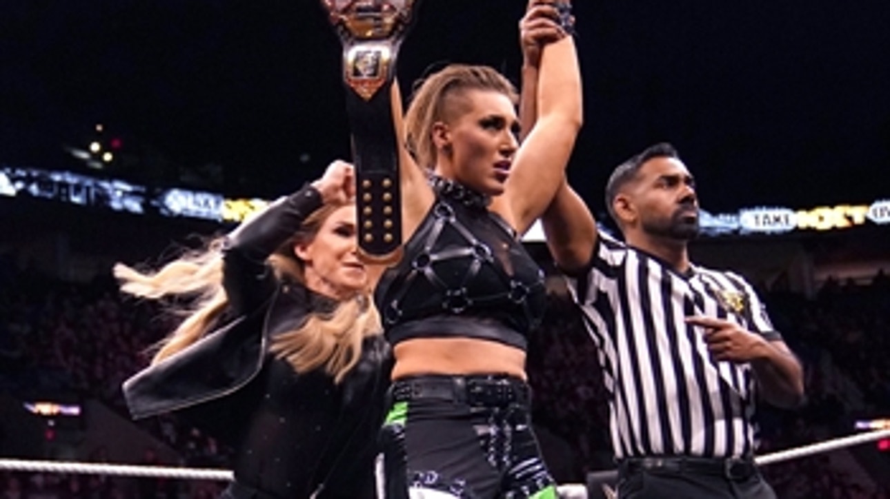 Charlotte Flair sets WrestleMania showdown and drops the mic on Rhea Ripley: NXT TakeOver: Portland (WWE Network Exclusive)