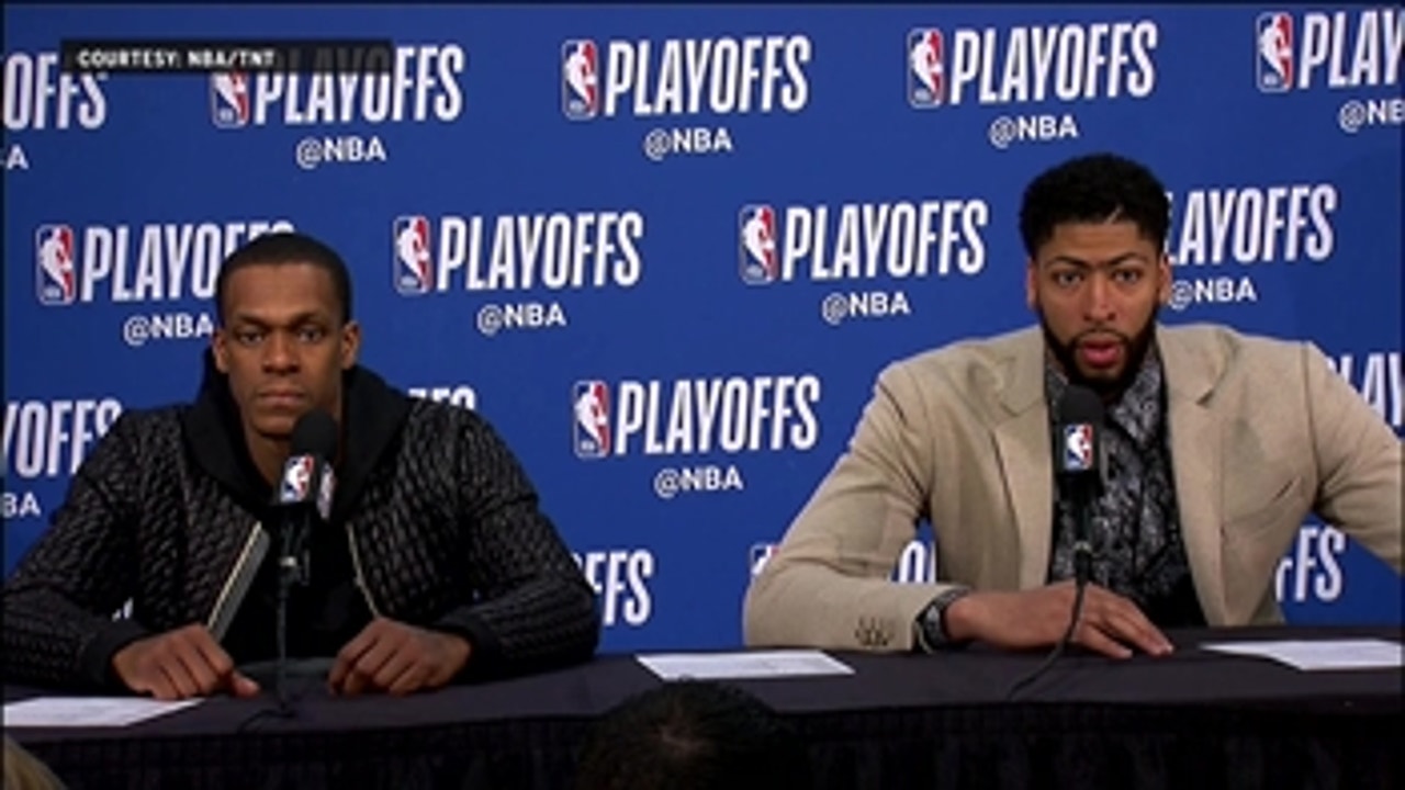 Anthony Davis on the team Stepping up in Game 2 win ' Pelicans at Trail Blazers