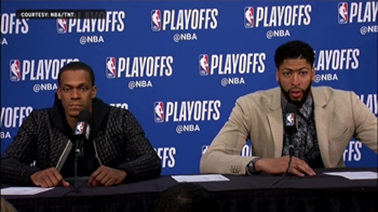 Anthony Davis on the team Stepping up in Game 2 win ' Pelicans at Trail Blazers